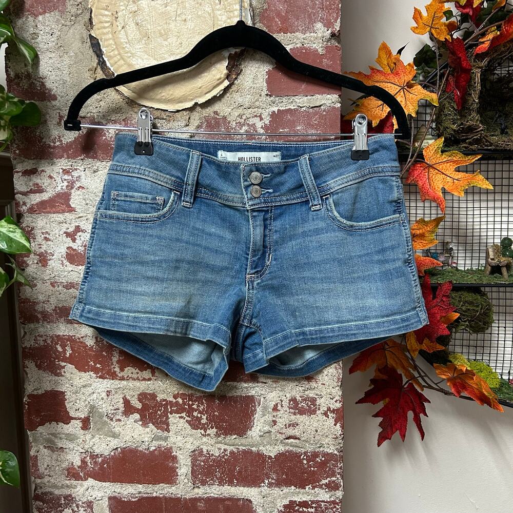 Y2K Low Rise Hollister Surf Skater Shortie Shorts Size 4